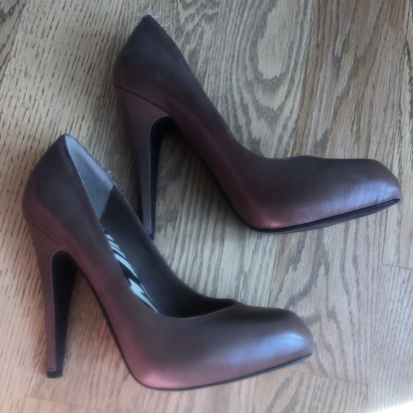 Pump stiletto high heel dress shoe almond toe hidden platform wedding - Picture 3 of 10